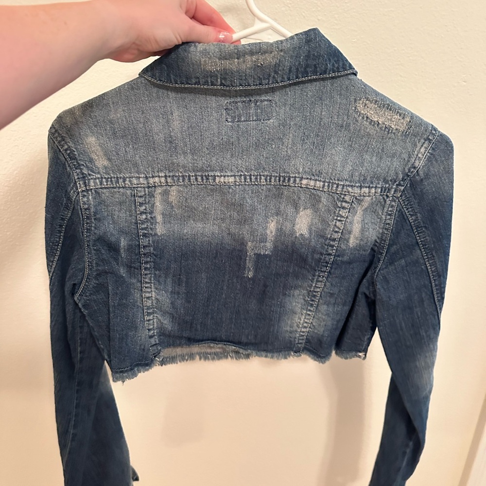Cropped Denim Jacket - Picture 2 of 2